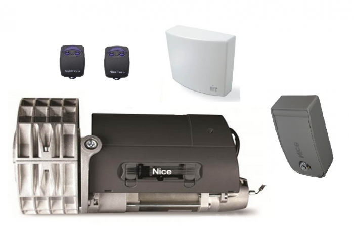 Rondo Kit composé d'une centrale MC200 et 2*Télécommandes Flo2-RS et Coffret Kio-Mini Pour rideaux métalliques équilibrés jusqu'à 170 kg
